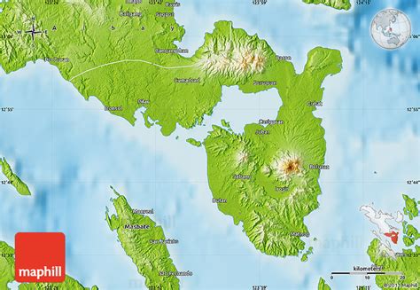land area of sorsogon|Geography .